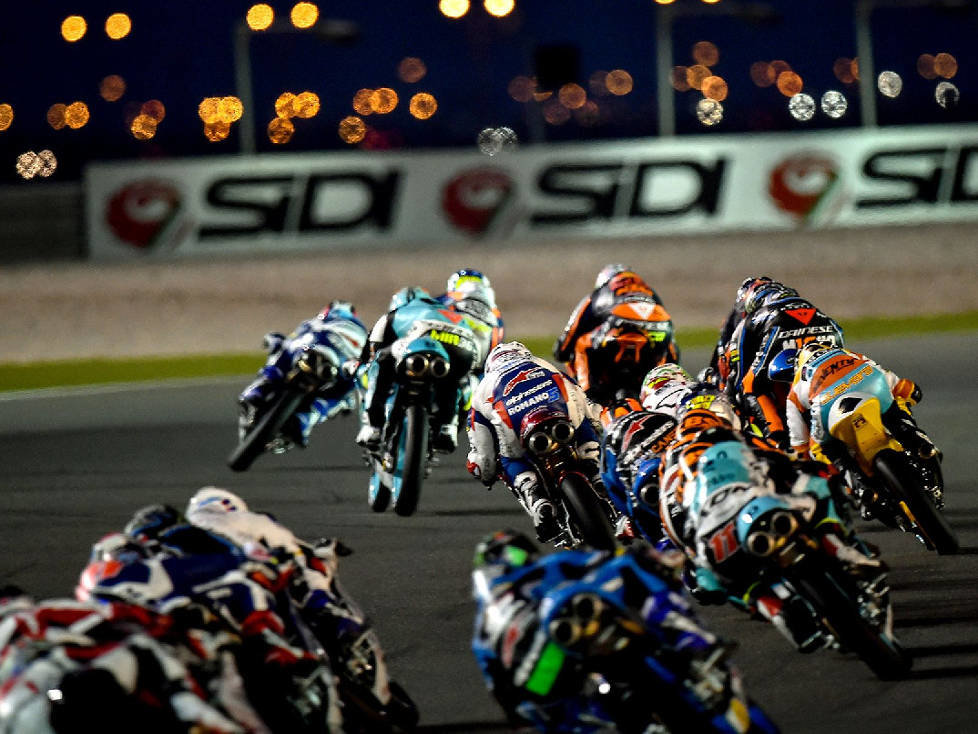 Moto3 Action Doha Katar